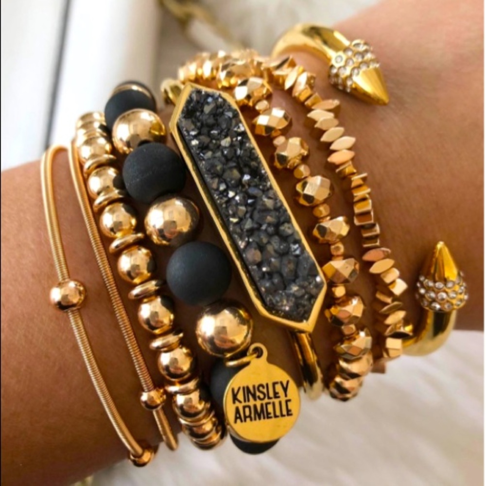 Gold bling bracelet - Picture 2 of 3